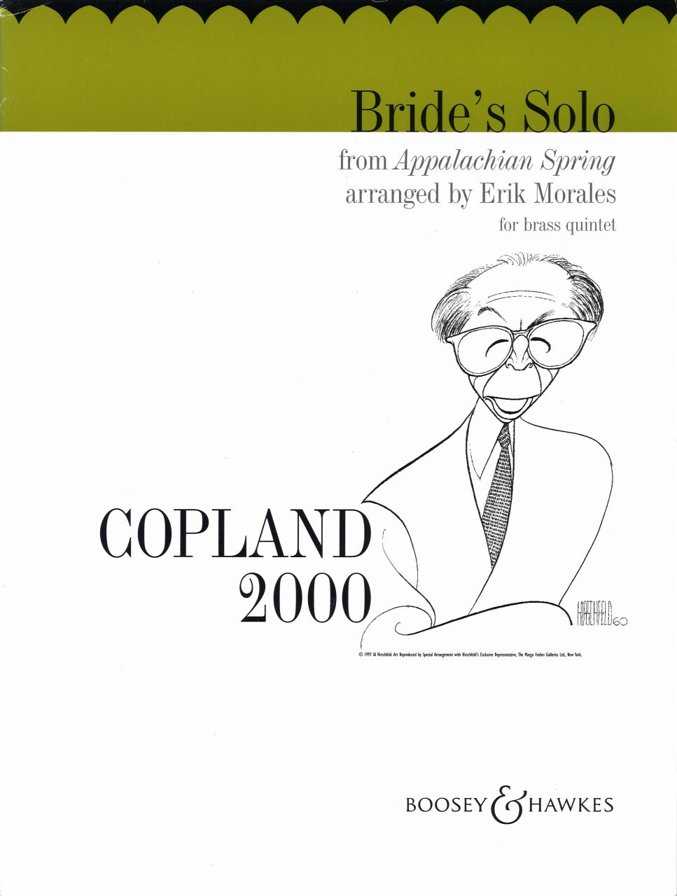 Copland, Bride's Solo (Brass Quintet) (Boosey)