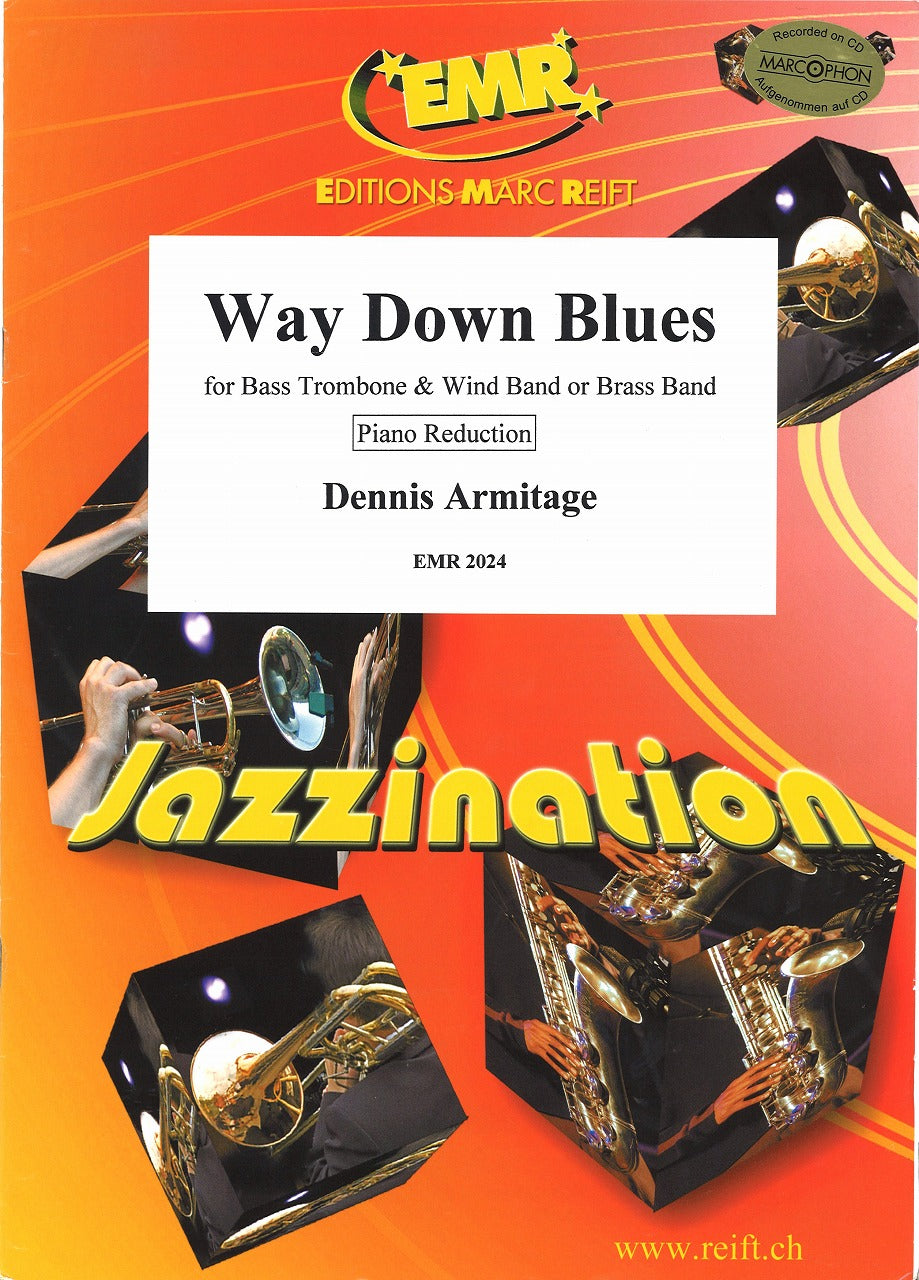Armitage, Way Down Blues (BsTbn,Pf) (Reift)