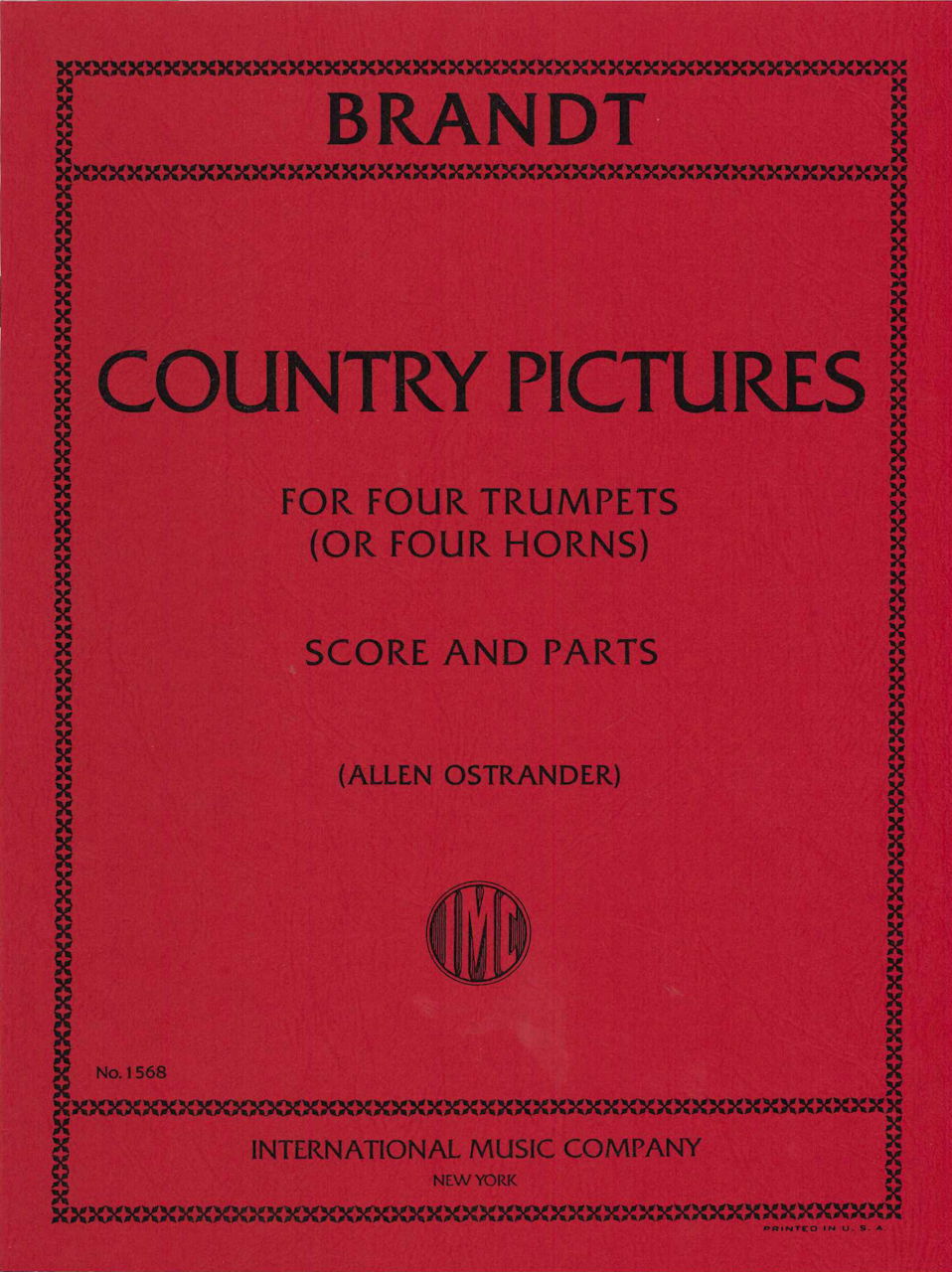 Brandt, Country Pictures: 3 Pieces(4Trp) (IMC)