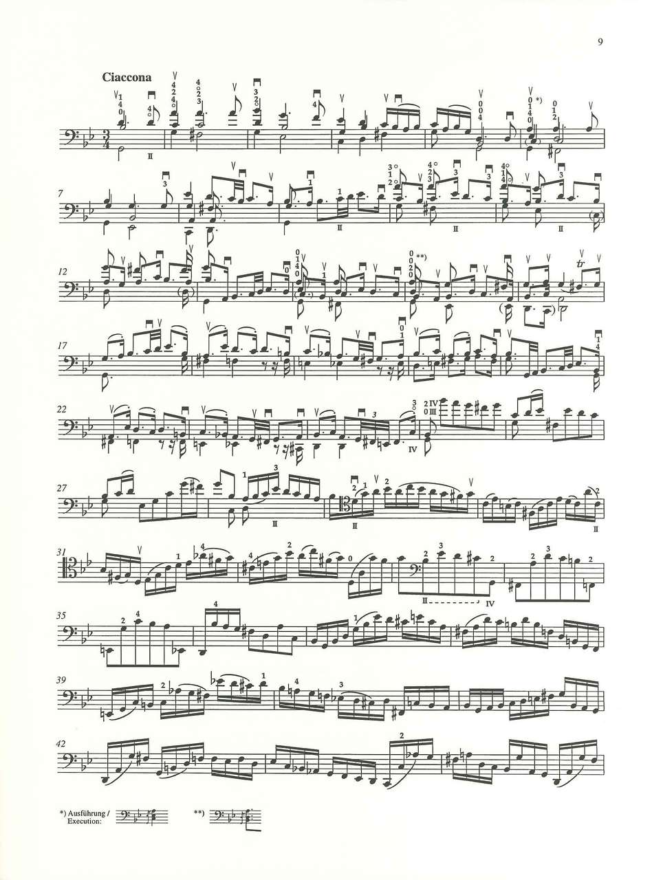 Bach, Partita BWV 1004 in g (Vc Solo) (Simrock)