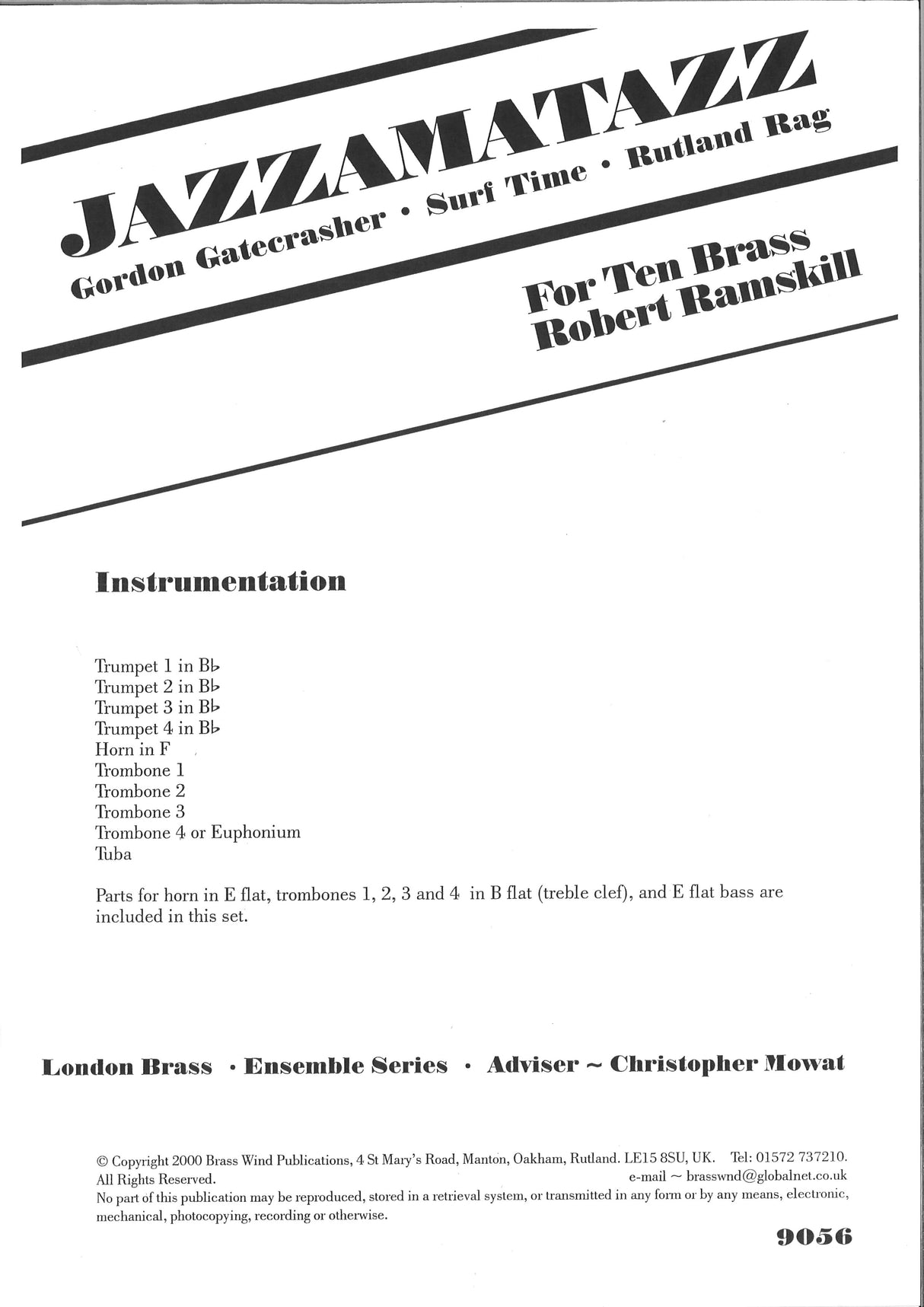 Ramskill, Jazzamatazz (10-part) (Brass Wind Publications)