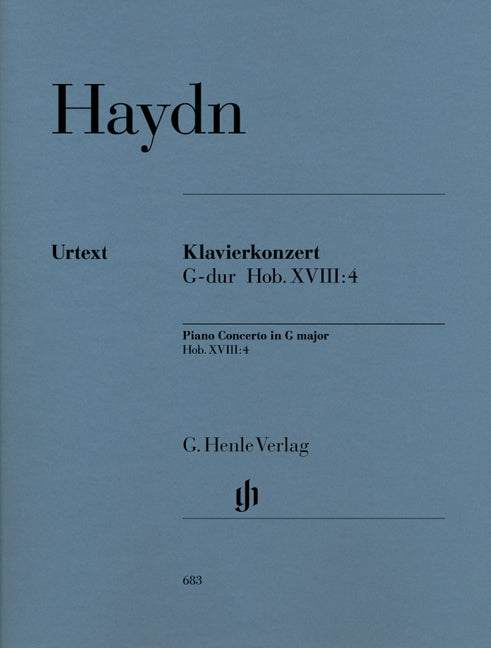 Haydn, Concerto Hob.18: 4, in G (Pf,Str) (Henle)