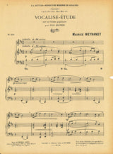 Weynandt, Vocalise-Etude (High,Pf) (Leduc)