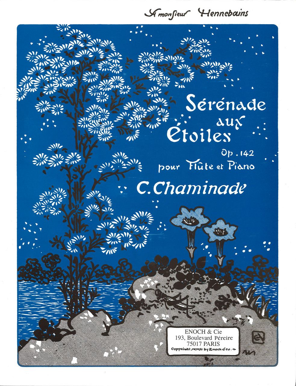 Chaminade, Serenade aux etoile op. 142 (Enoch)