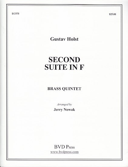 Holst, Second Suite in F (Quintet) (Music Express/BVD Press)