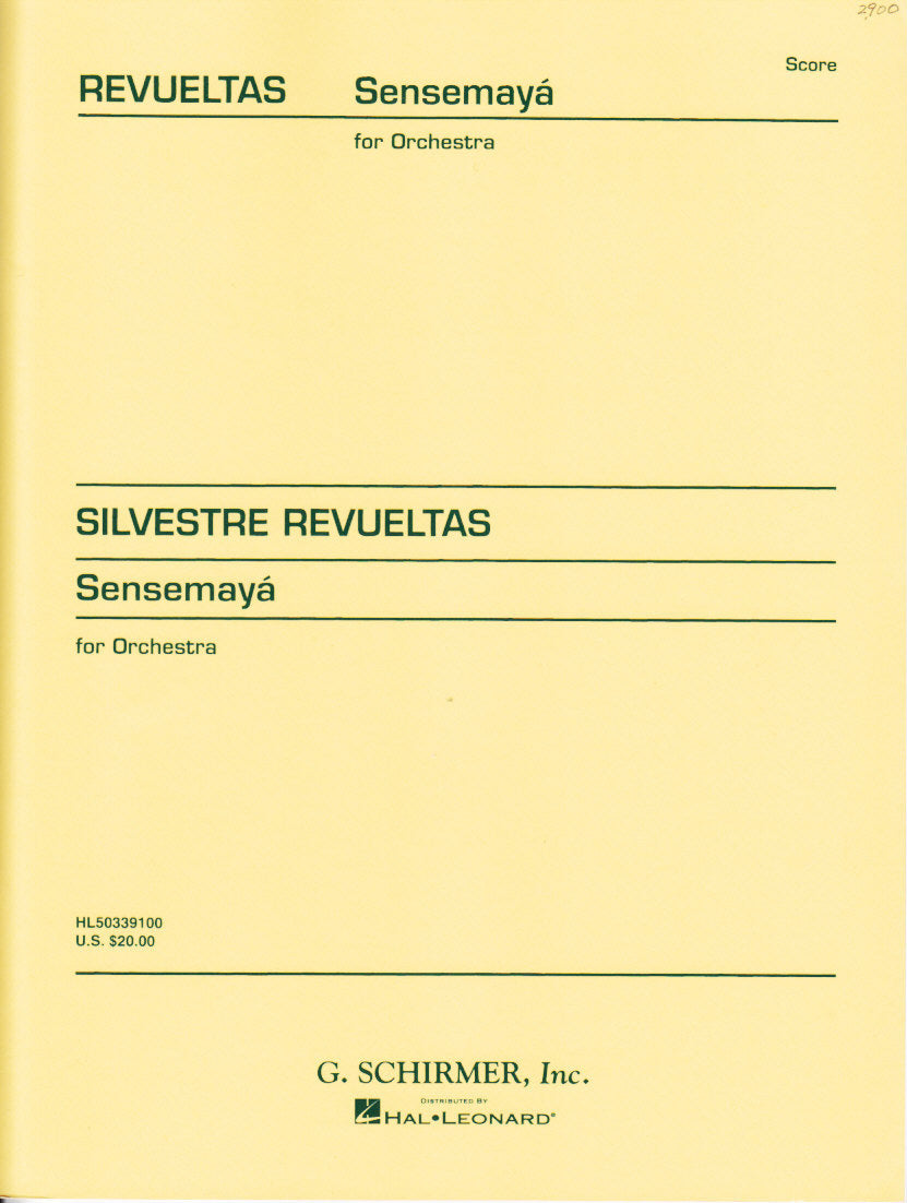 Revueltas, Sensemaya (1938) (G.Schirmer)