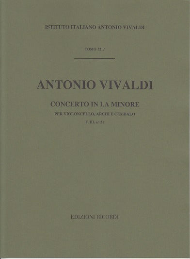 Vivaldi, Concerto in a, F 3/21, RV 420 (Ricordi)