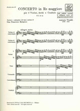 Vivaldi, Concerto in D, F 1/41, RV 512 (Ricordi)