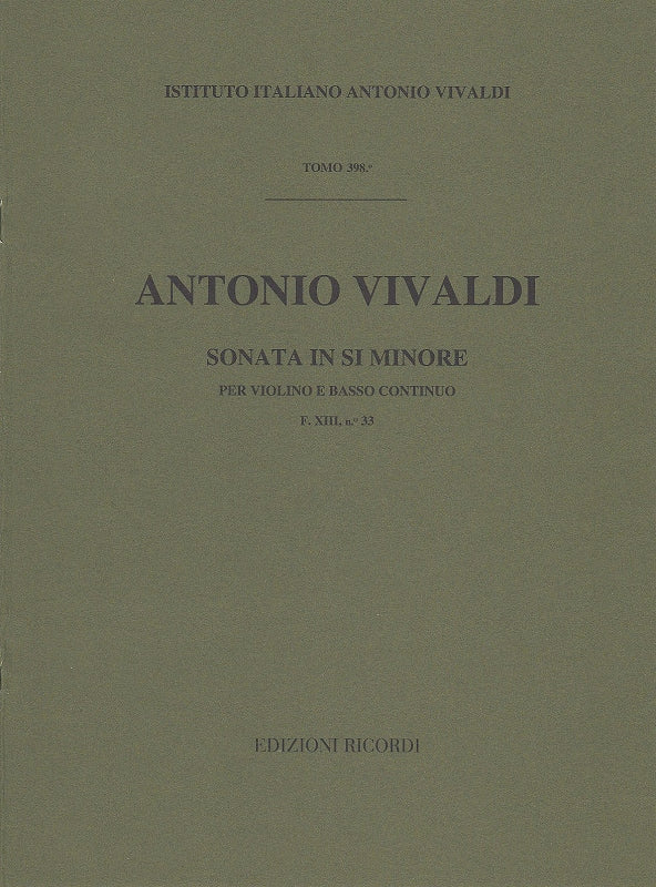 Vivaldi, Sonata op. 2/5 in b min. RV 36 (Ricordi)