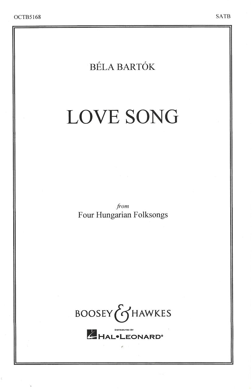 Bartok, Love Song (SSAATTBB) (Boosey)