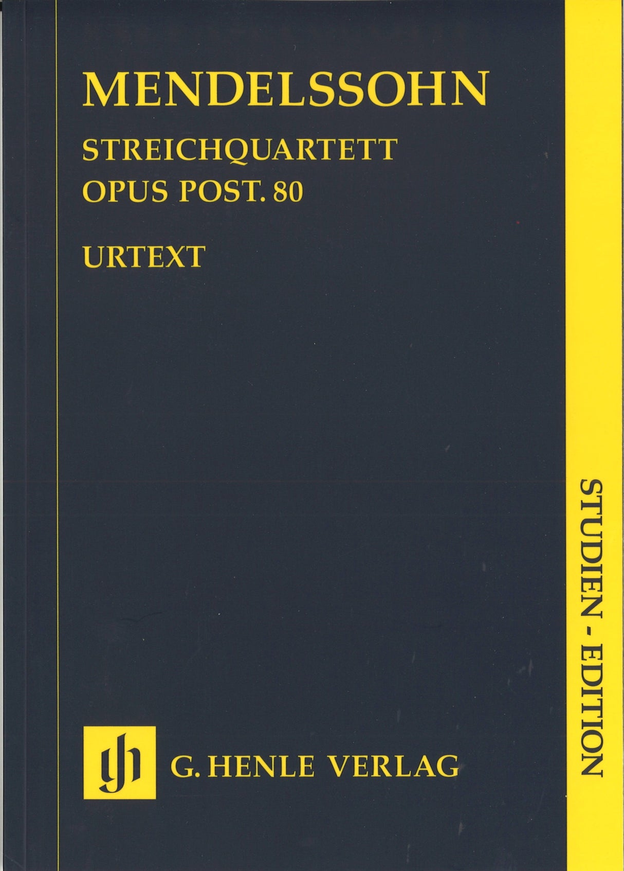 Mendelssohn, String Quartet op. 80 in f (Henle)