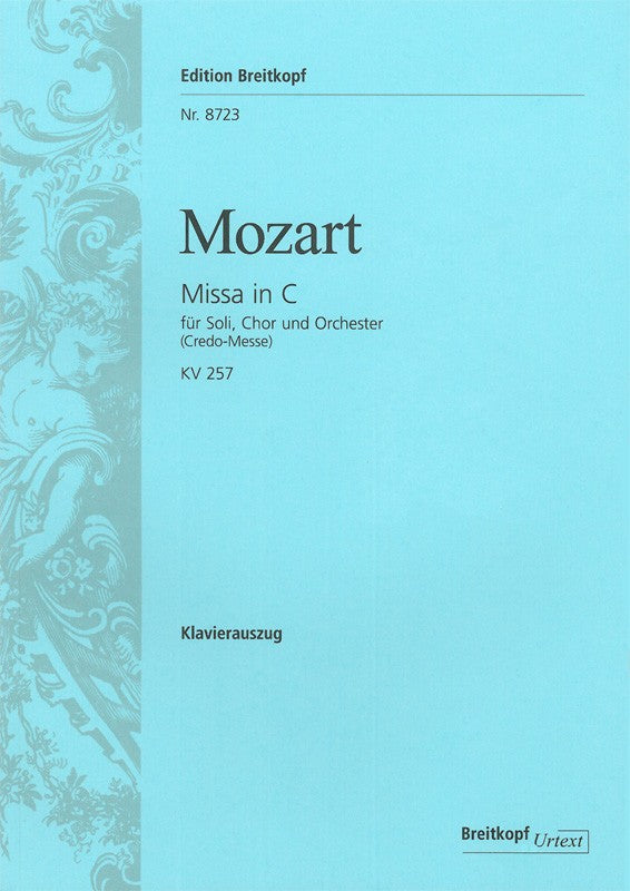 Mozart, Missa KV 257 in C 'Credo-Messe' (Breitkopf)