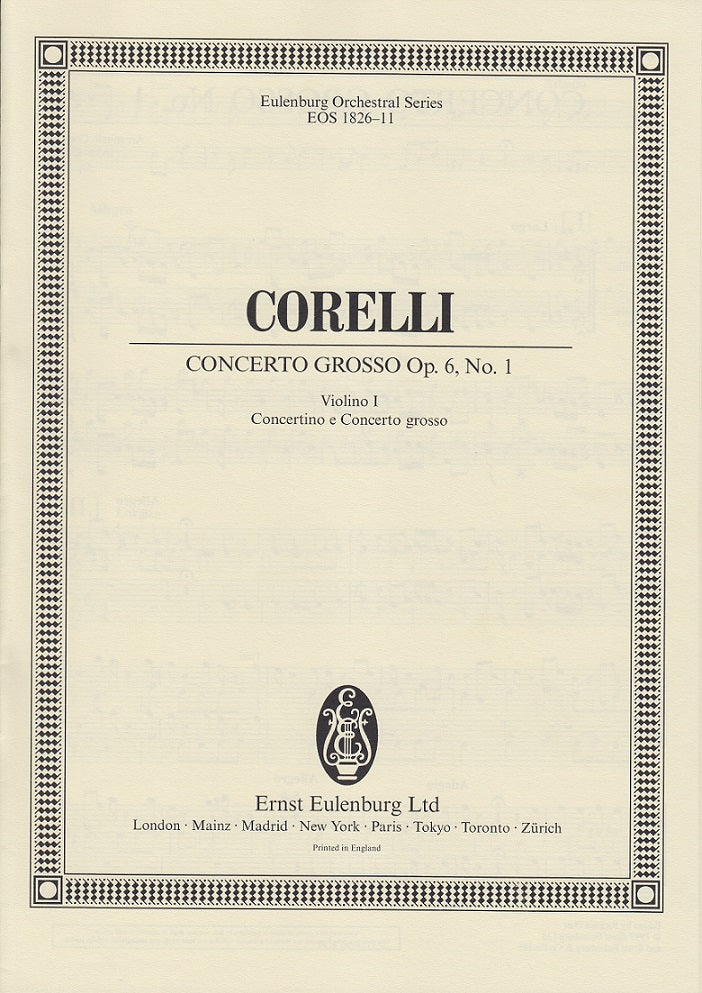 Corelli, Concerto op. 6/1 (Str.Parts) (Eulenburg/Breitkopf)