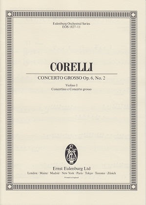 Corelli, Concerto op. 6/ 2 (Str.Parts) (Eulenburg/Breitkopf)