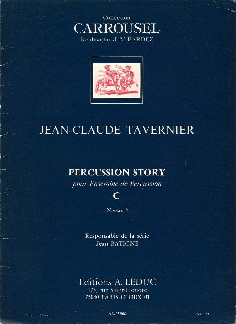 Tavernier, Percussion Story C (Leduc)