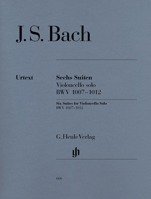 Bach, Suiten BWV 1007-1012 (Voss/Ginzel) (Henle)