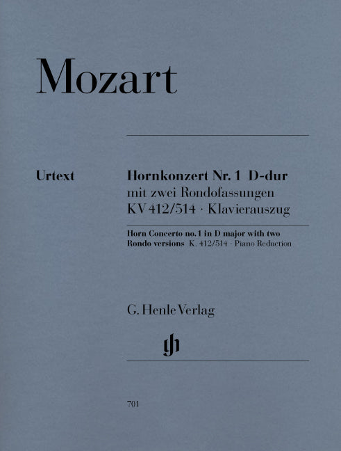 Mozart, Concerto KV 412/514 in D (Nr. 1) (Henle)