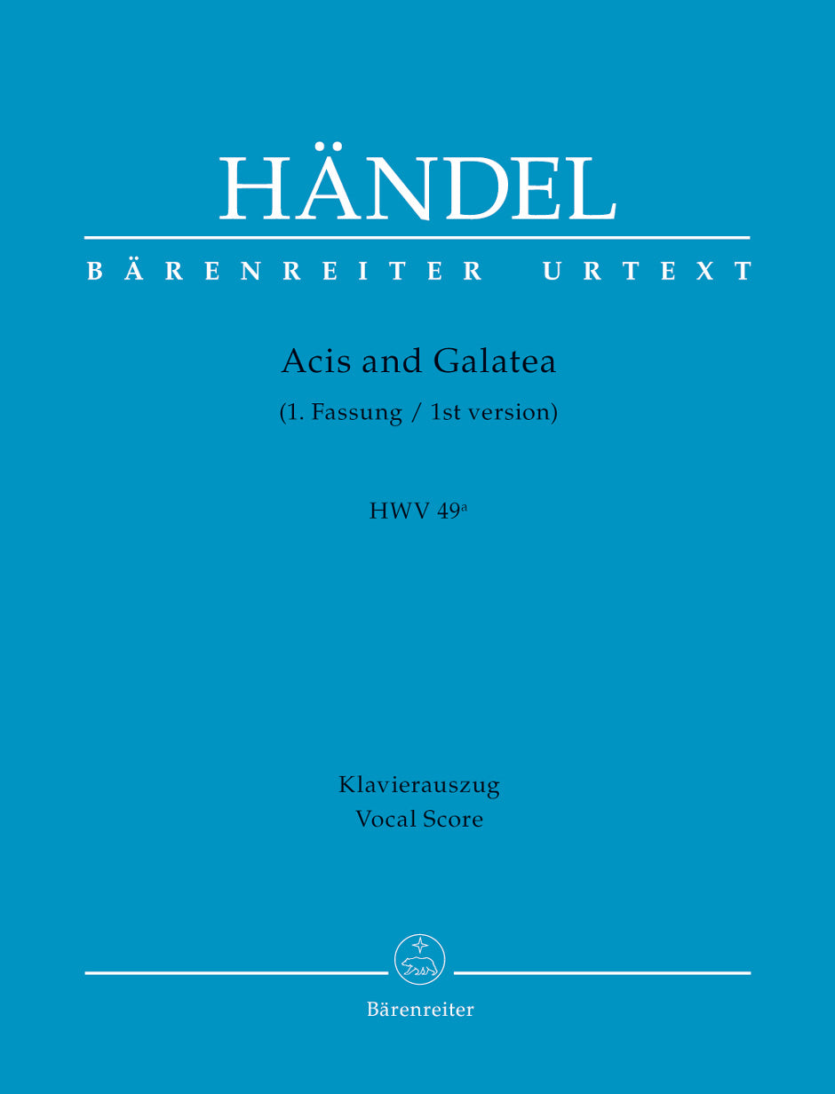 Handel, HWV 49a Acis and Galatea (Barenreiter)