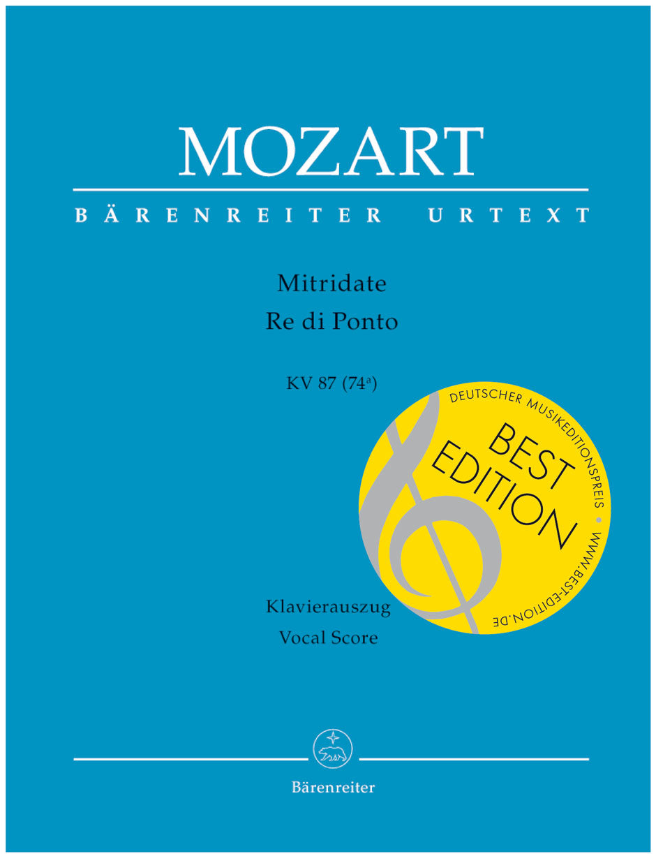 Mozart, KV  87(74a) Mitridate [I/G] (Barenreiter)