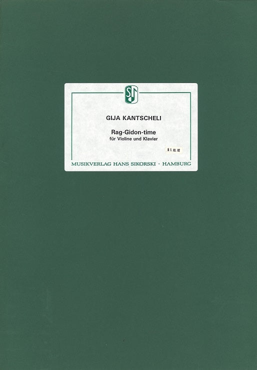 Kancheli, Rag-Gidon-time (1995) (Vn,Pf) (Sikorski)