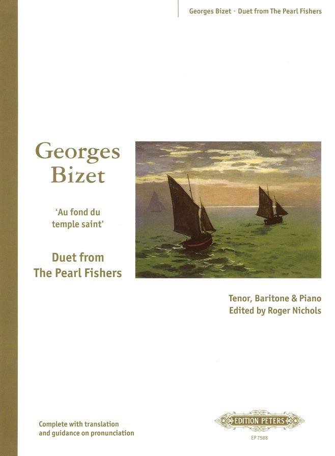 Bizet, Au fond du temple saint (T,Br,Pf) (Peters)
