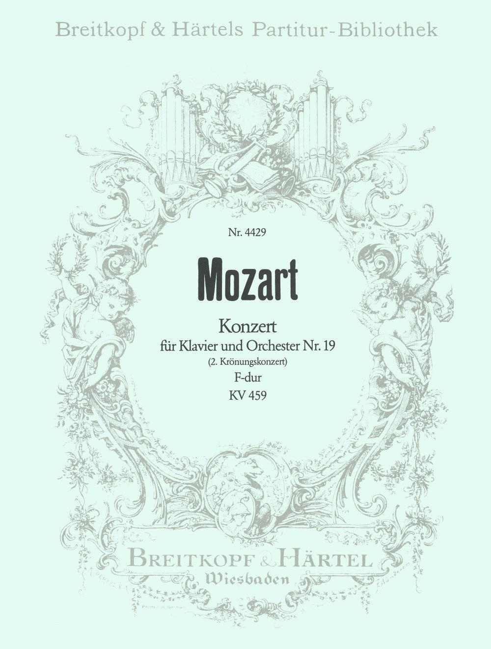 Mozart, Concerto KV 459 in F (Partitur) (Breitkopf)