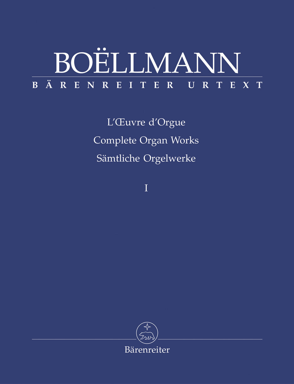 Boellmann, Oeuvre d'orgue 1 (Barenreiter)