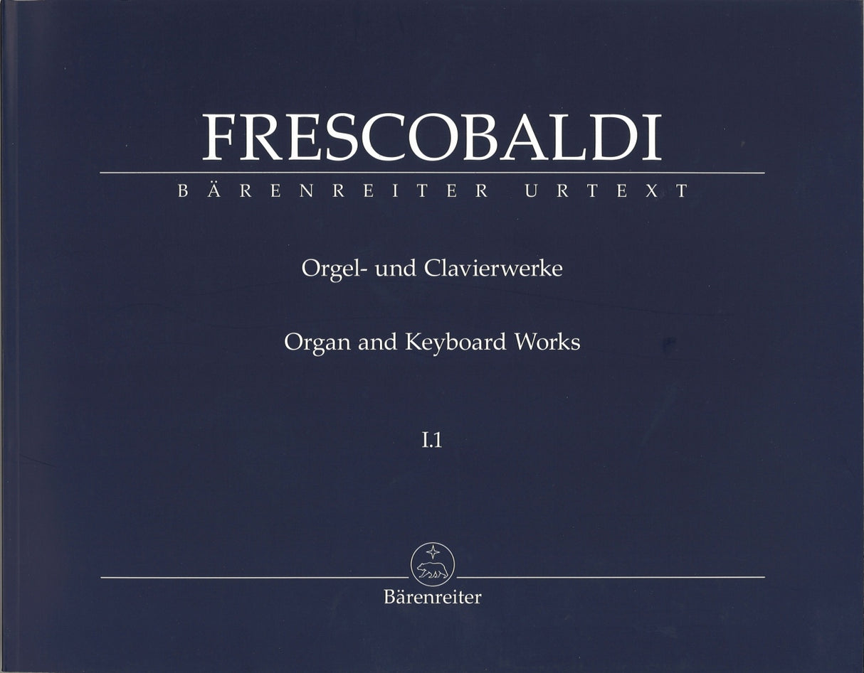 Frescobaldi, Orgel-/Klavierwerke 1/1 (Barenreiter)
