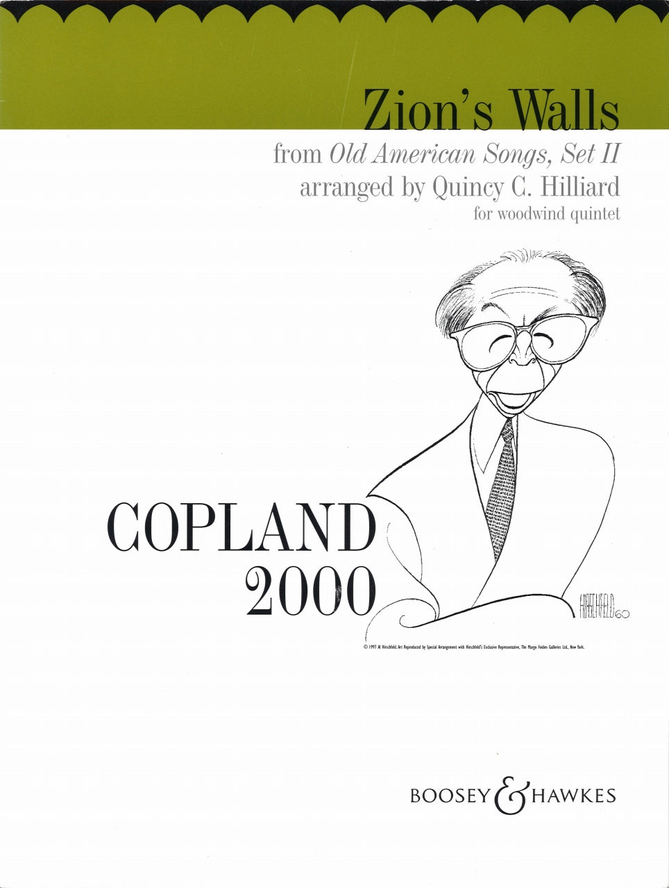 Copland, Zion's Walls (Wind Quintet) (Boosey)