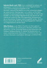 Firnkees, Sakrale Musik nach 1945 (Wissner)