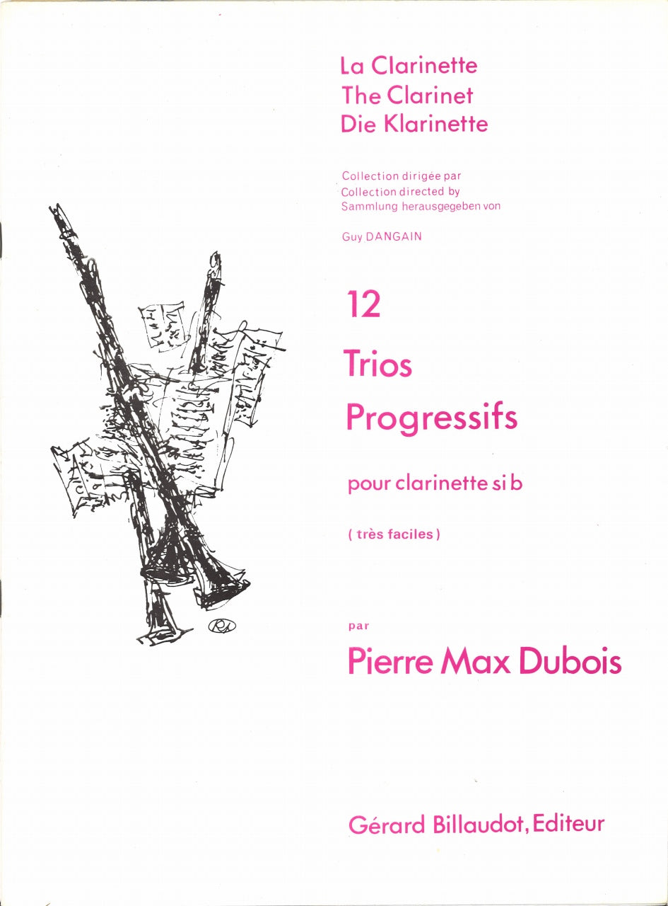 Dubois, Trios progressifs (3Cl) (Billaudot)