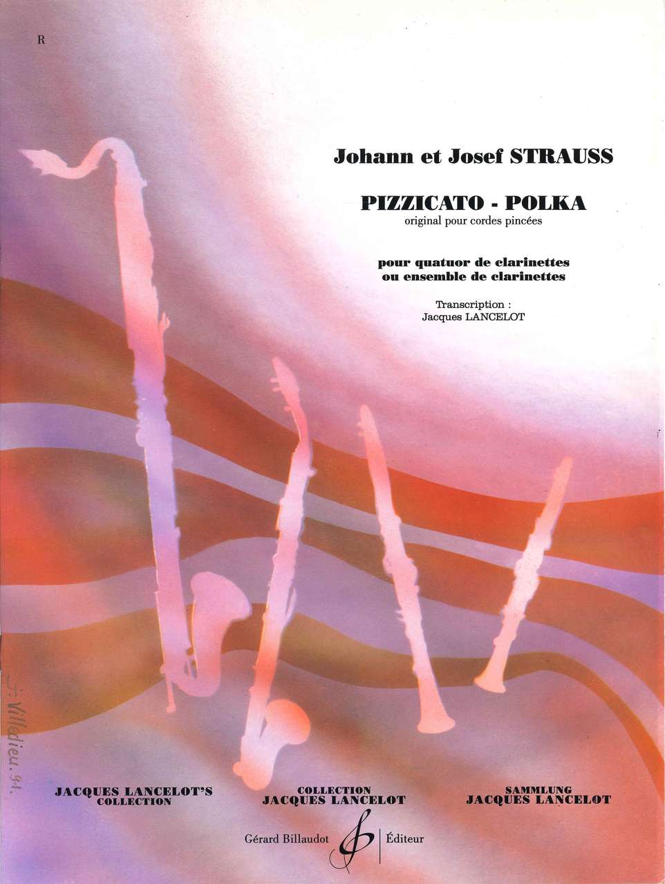 Strauss,J., Pizzcato Polka (4BbCl) (Billaudot)