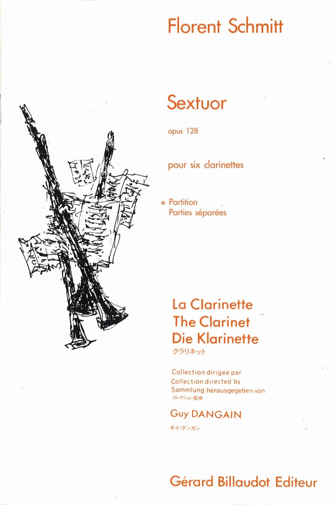 Schmitt, Sextuor op. 128 (Score) (Billaudot)