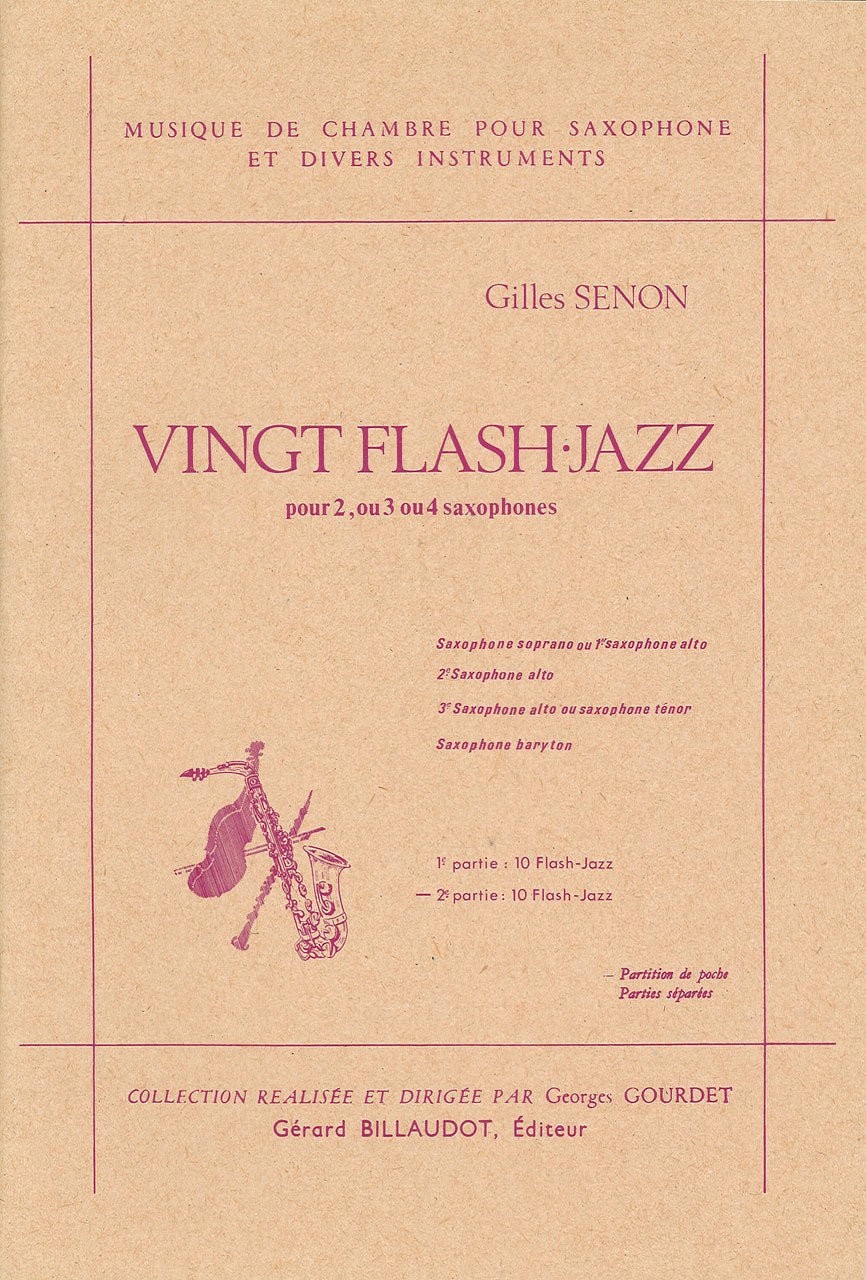Senon, 20 Flash-Jazz, 2 (Score) (Billaudot)