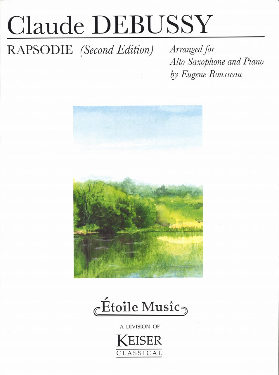 Debussy, Rapsodie (A.Sax,Pf) (Rousseau) (Etoile Music/MMB Music)