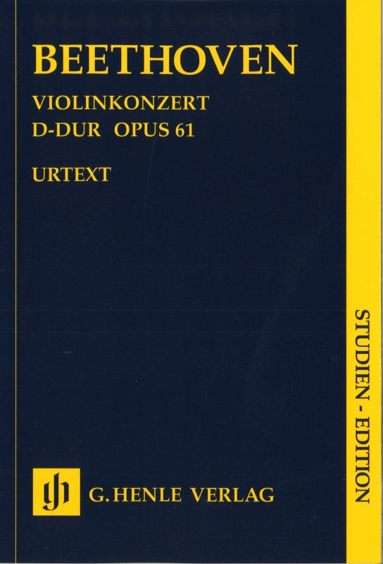 Beethoven, Concerto for Violin op. 61 (Henle)