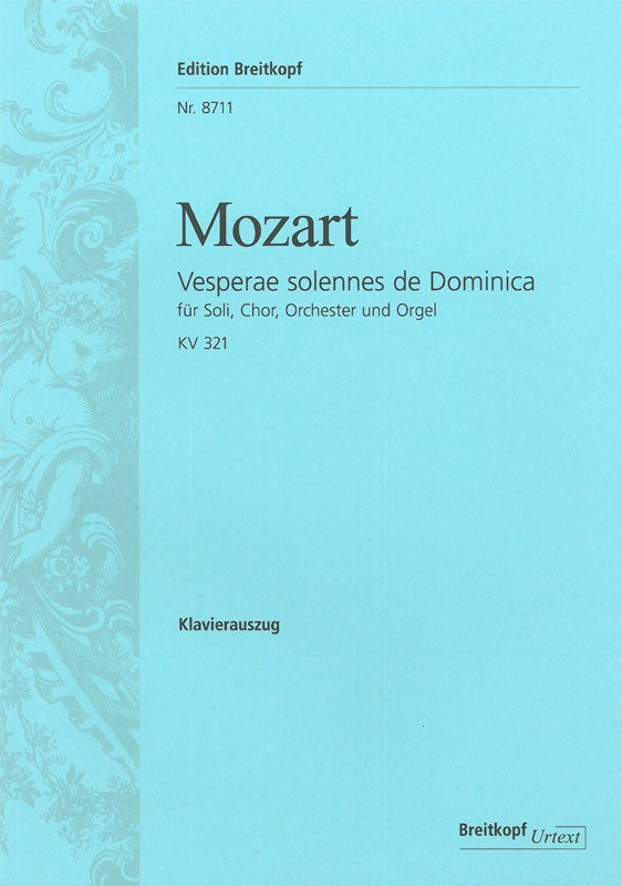 Mozart, Vesperae de Dominica KV 321 (Breitkopf)