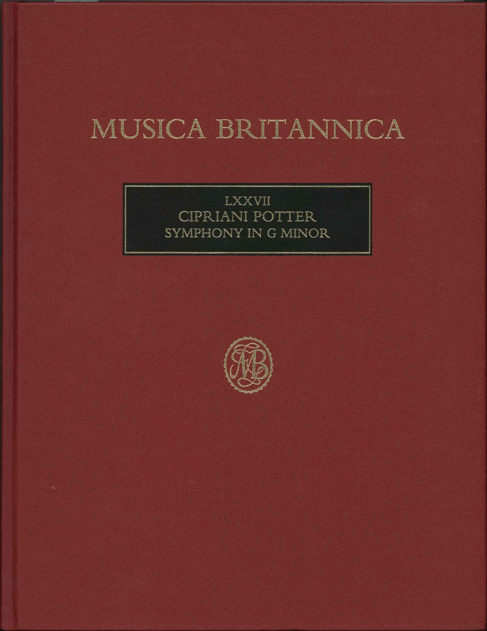 Potter, Symphony in g minor (MB 77) (Stainer & Bell)