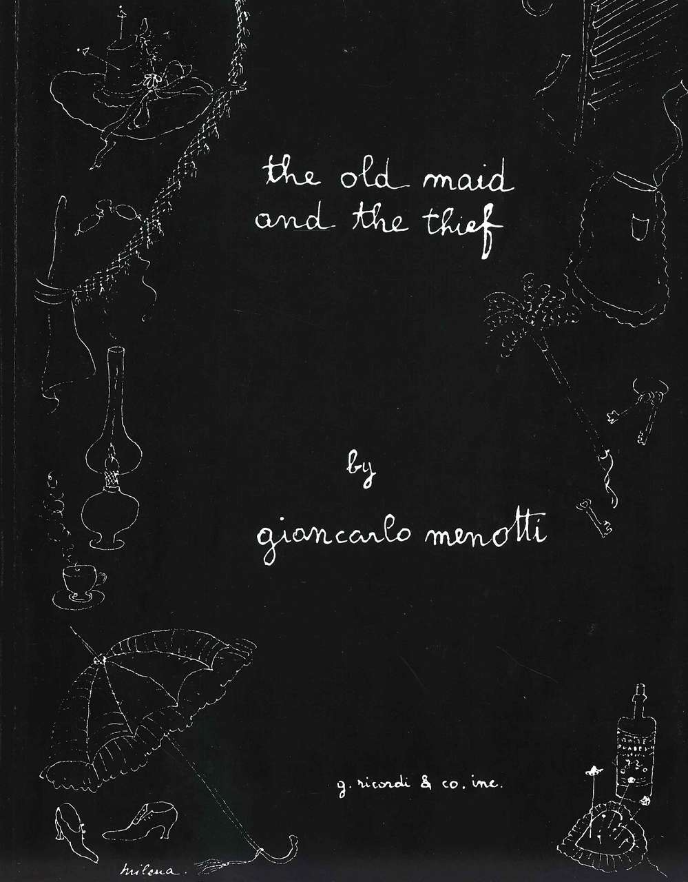 Menotti, Old Maid and the Thief [E] (Warner Bros.)