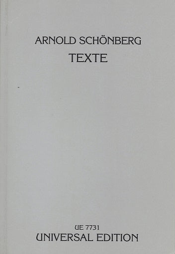 Schonberg, Texte (Universal)