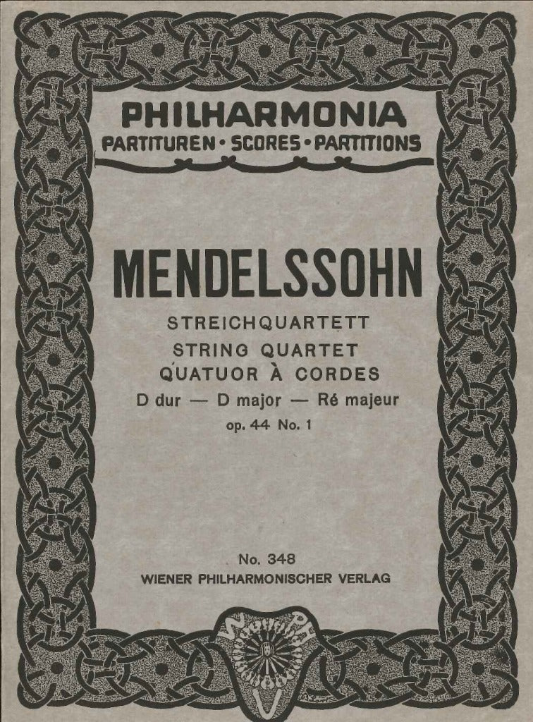 Mendelssohn, String Quartet op. 44/1 (Universal)