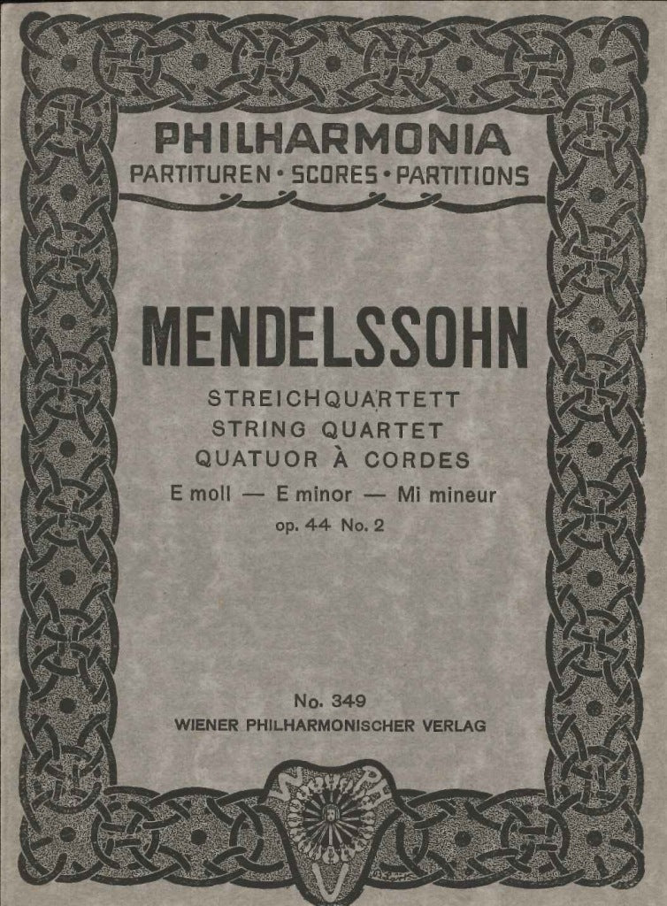 Mendelssohn, String Quartet op. 44/2 (Universal)