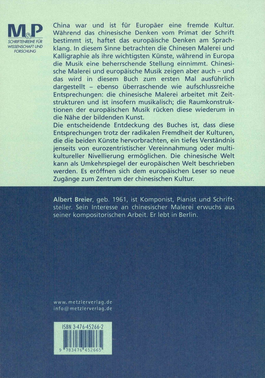 Breier, Zeit des Sehens & der Raum (Metzler)