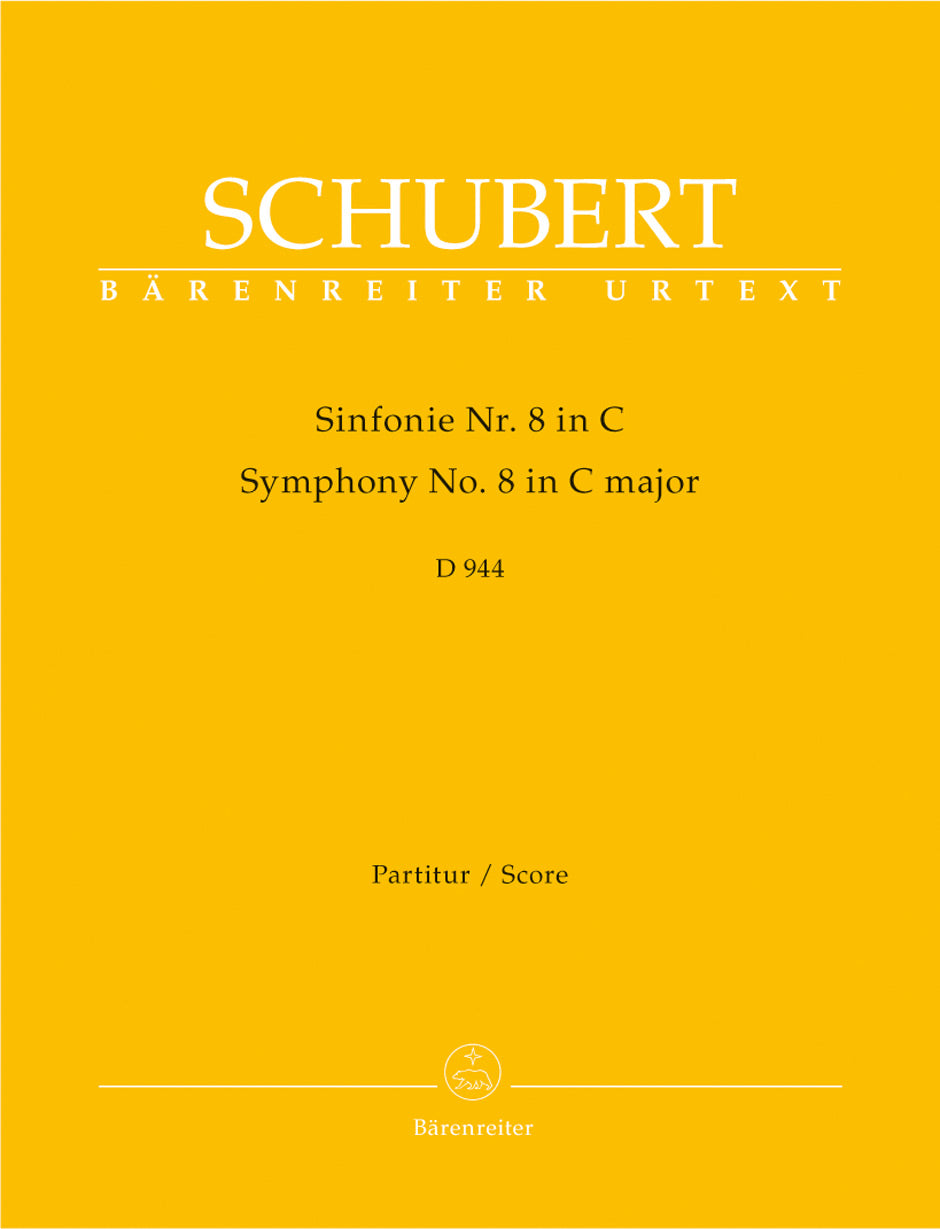 Schubert, Symphony No. 8[9] Full Score (Barenreiter)