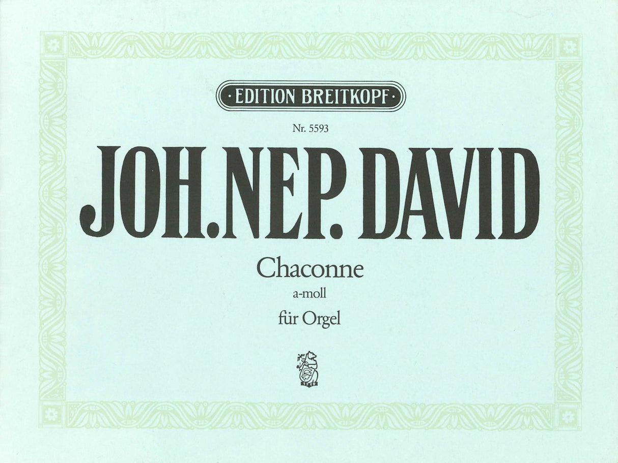 David, Chaconne a-moll (1927) (Breitkopf)