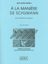 Defaye, A la maniere de Schumann (Leduc)