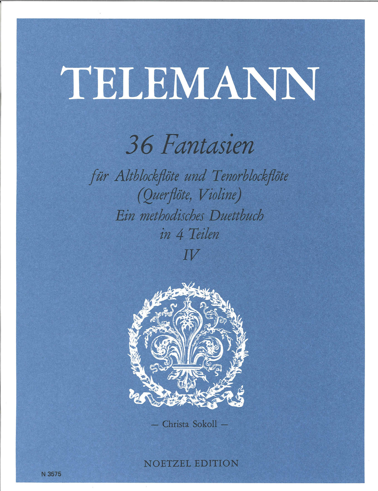 Telemann, 36 Fantasien, 4: 27-36 (AT) (Heinrichshofen)