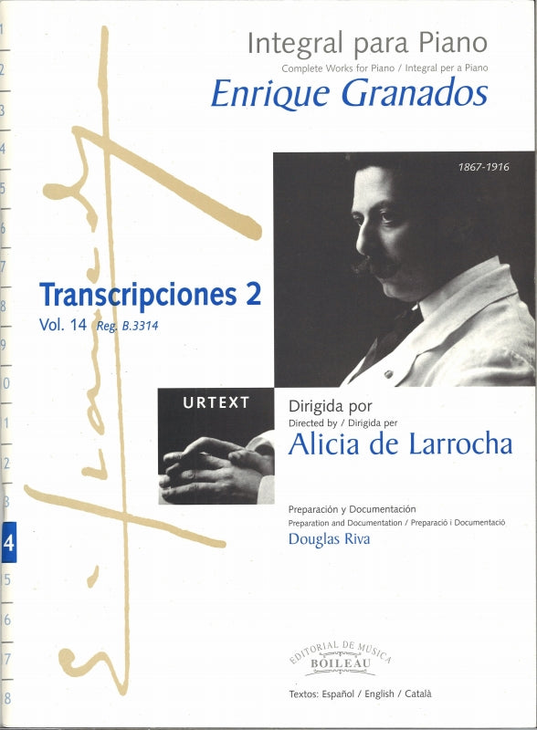 Granados, Integral 14: Transcripciones 2 (Boileau)