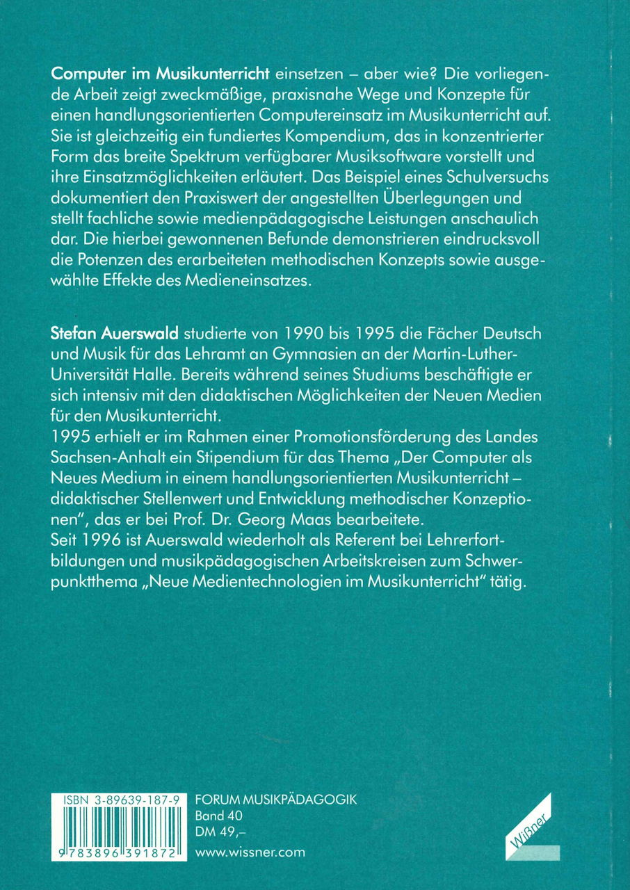 Auerswald, Computer im Handlungsorient. (Wissner)
