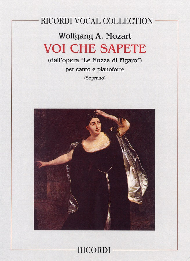 Mozart, Nozze di Figaro, Voi che sapete (Ricordi)